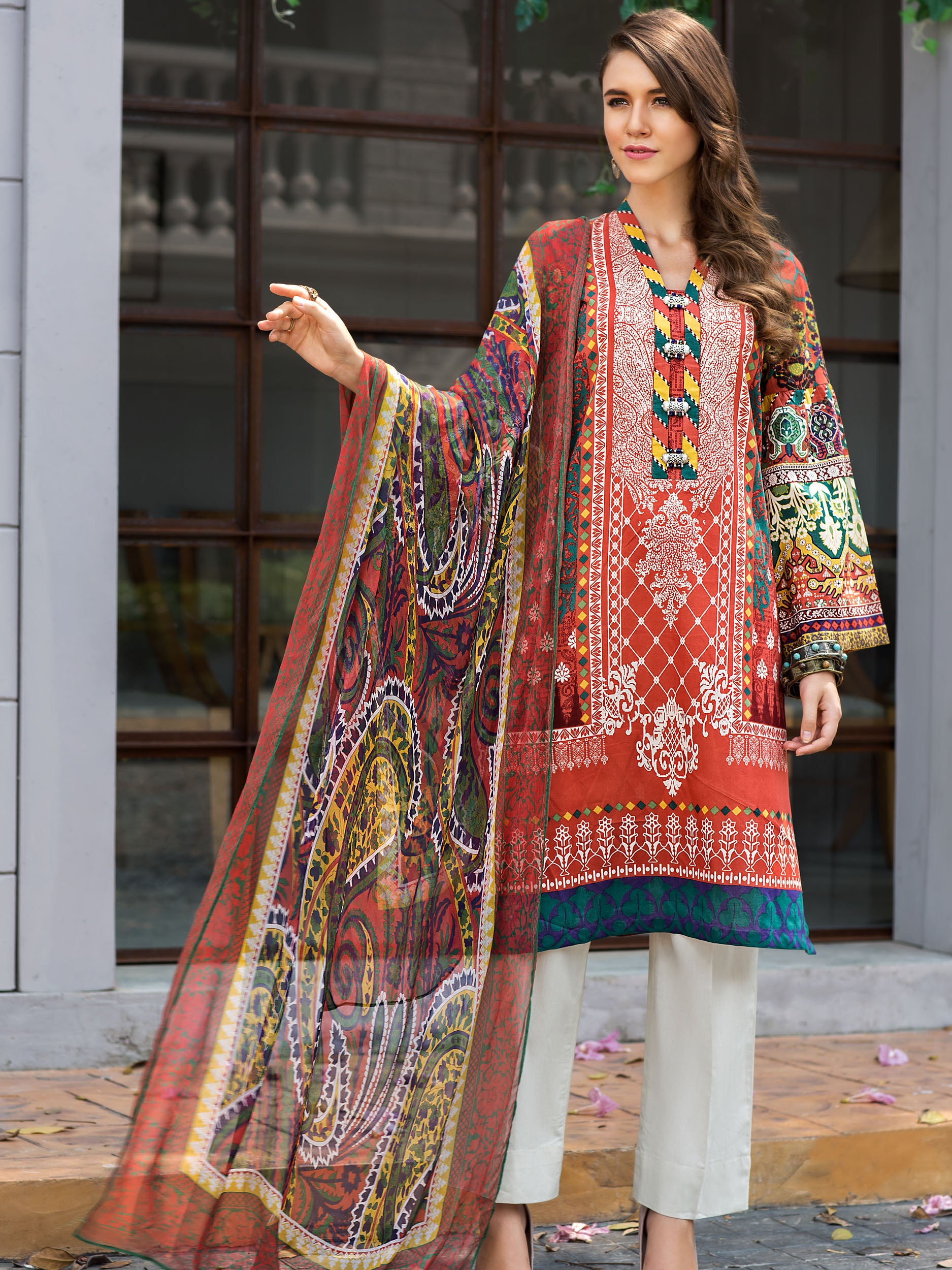 Lawn Collection 2019 Eid Collection 2019 Shirt u0690 Limelight.PK