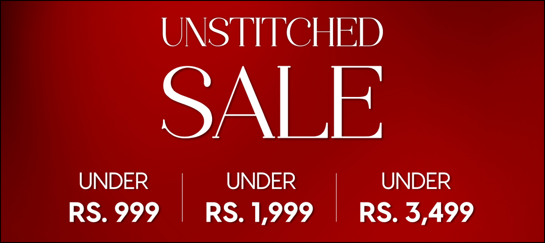 Unstitched sale