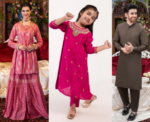 Choose Your Family’s Eid Outfits With Limelight’s Latest Eid Collections!