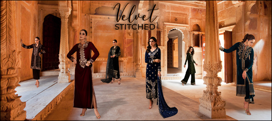 Maya Ali’s Velvet Glam with Limelight Pret dresses ( Ready to wear )