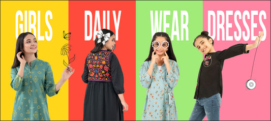 Girls Daily Wear Dresses - Limelight