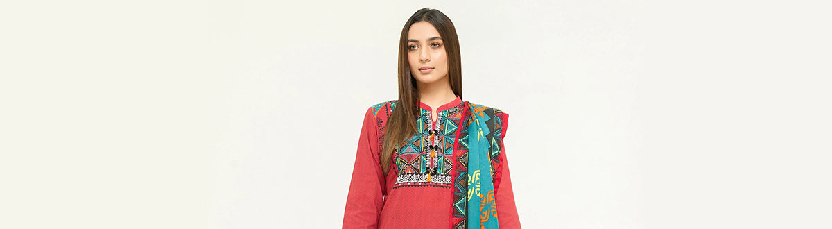 Casual Printed Winter Shirt-Dupatta