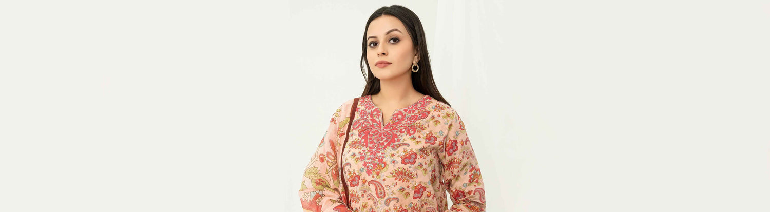 DAILY WEAR EMBROIDERED SHIRT-DUPATTA