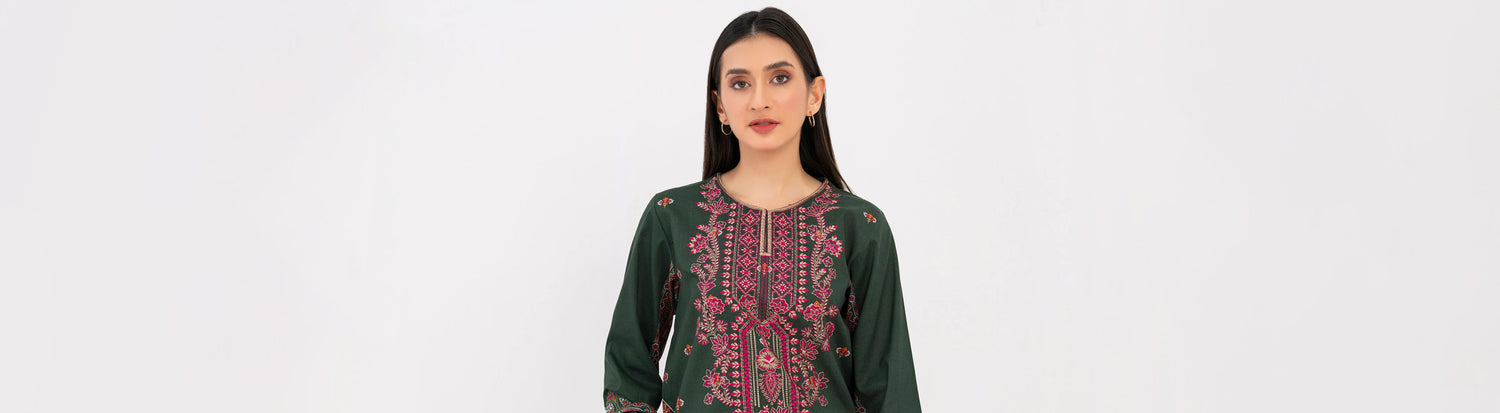 Printed Winter Shirt-Dupatta '24