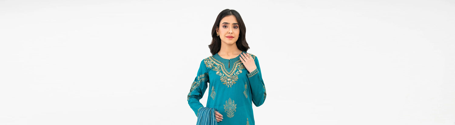 Semi Formal Shirt-Dupatta