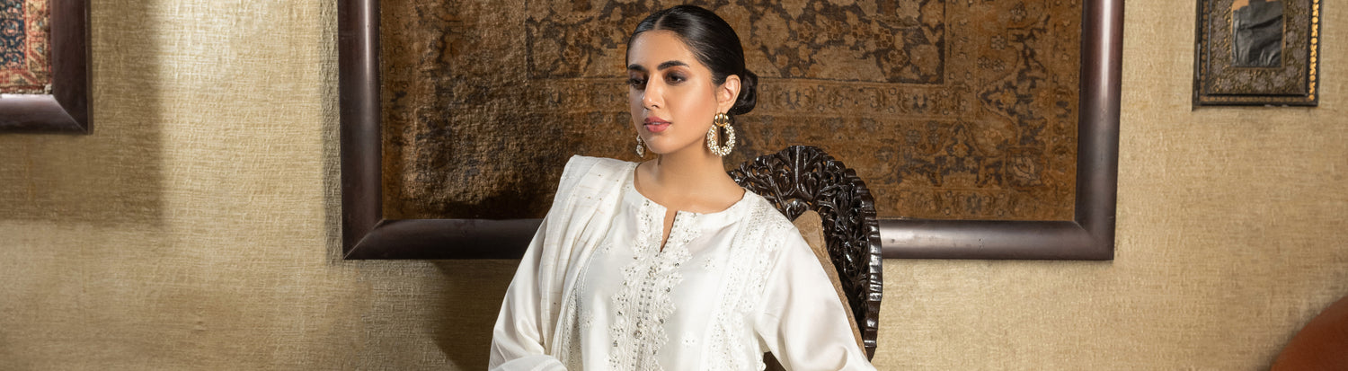 UNSTITCHED SEMI FORMAL SHIRT-DUPATTA