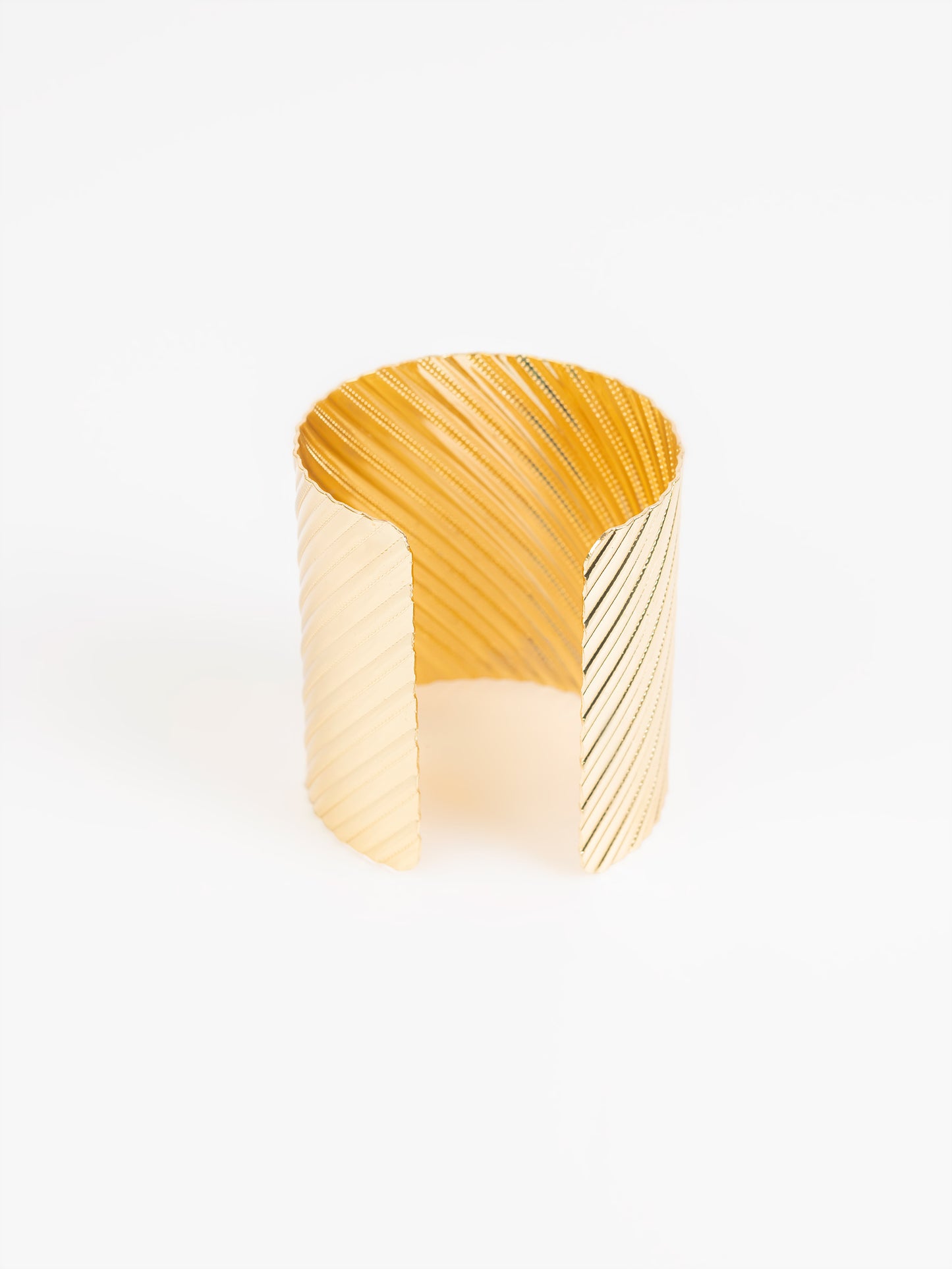 Chunky Gold Cuff Bracelet