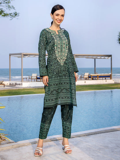 2 Piece Lawn Suit-Embroidered (Unstitched)