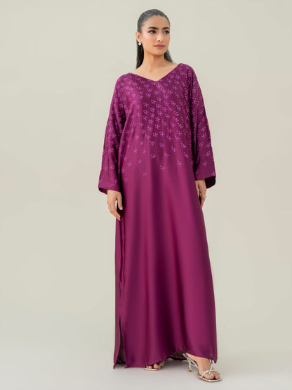 Silk Kaftan-Embroidered (Pret)