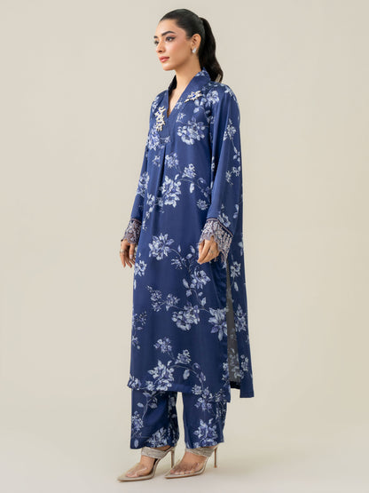 2 Piece Silk Suit-Embellished (Pret)