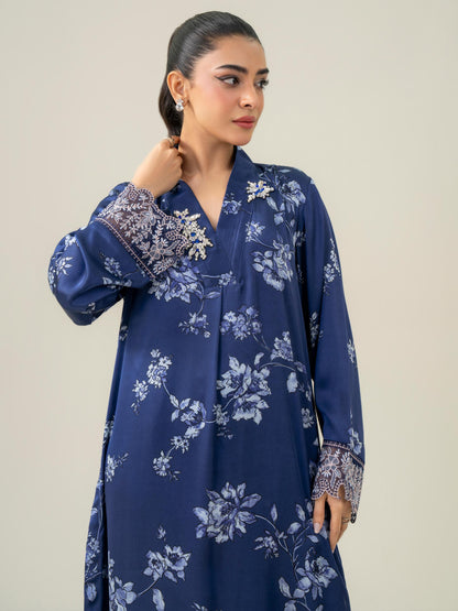 2 Piece Silk Suit-Embellished (Pret)