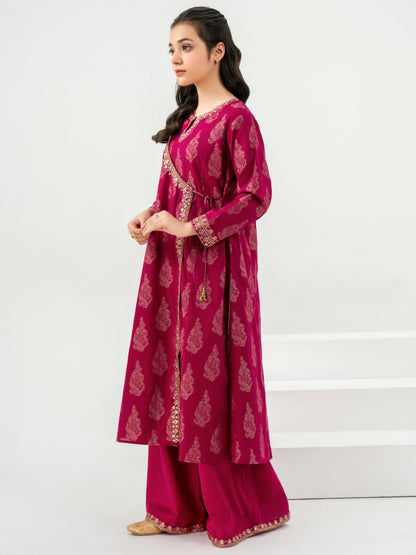 2 Piece Jacquard Suit-Embroidered