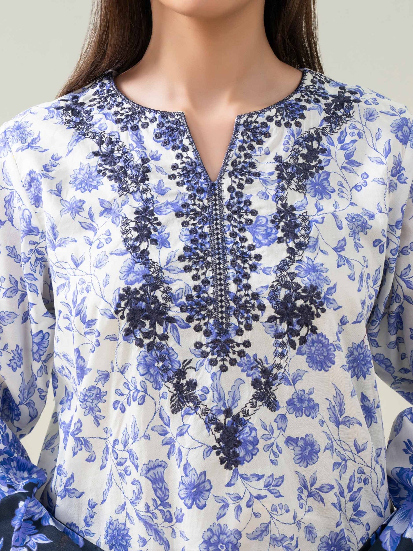 Lawn Kurti-Embroidered (Pret)