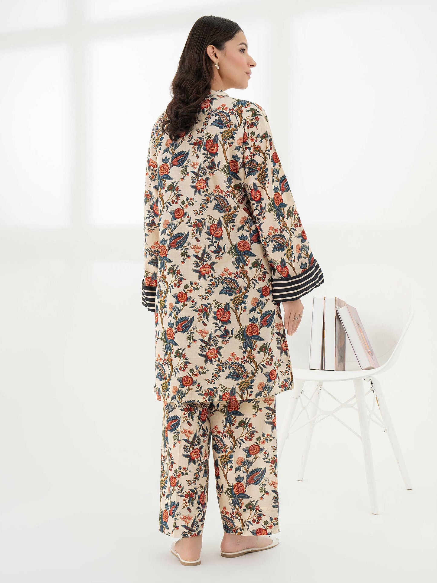 Lawn Co-Ord Set-Printed (Pret)