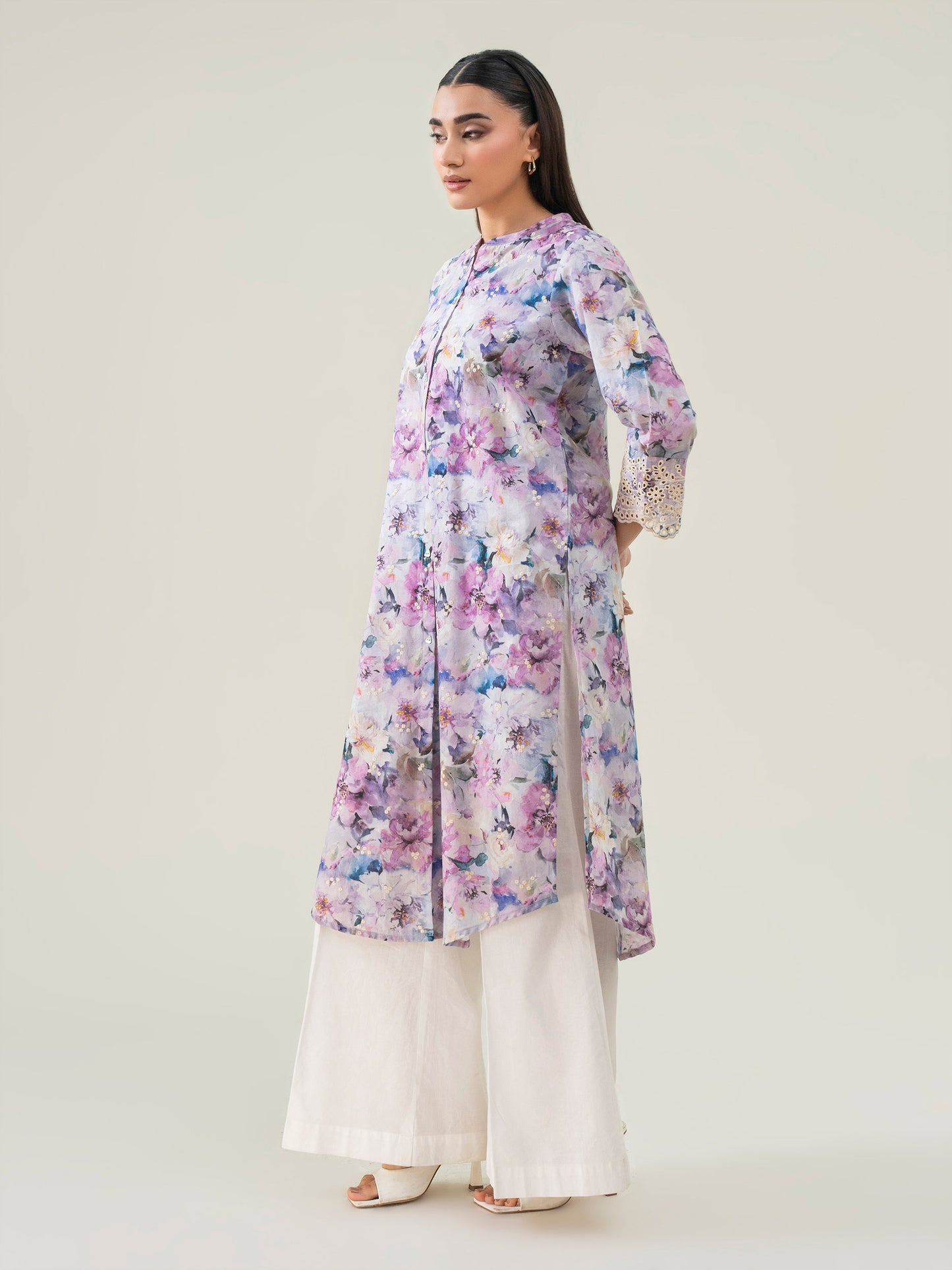 Lawn Tunic-Embroidered (Pret)