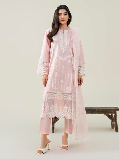 3 Piece Lawn Suit-Embroidered (Pret)