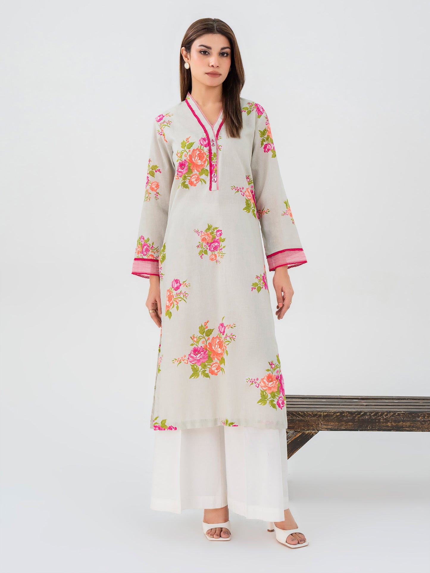 Khaddar Shirt-Printed (Pret)