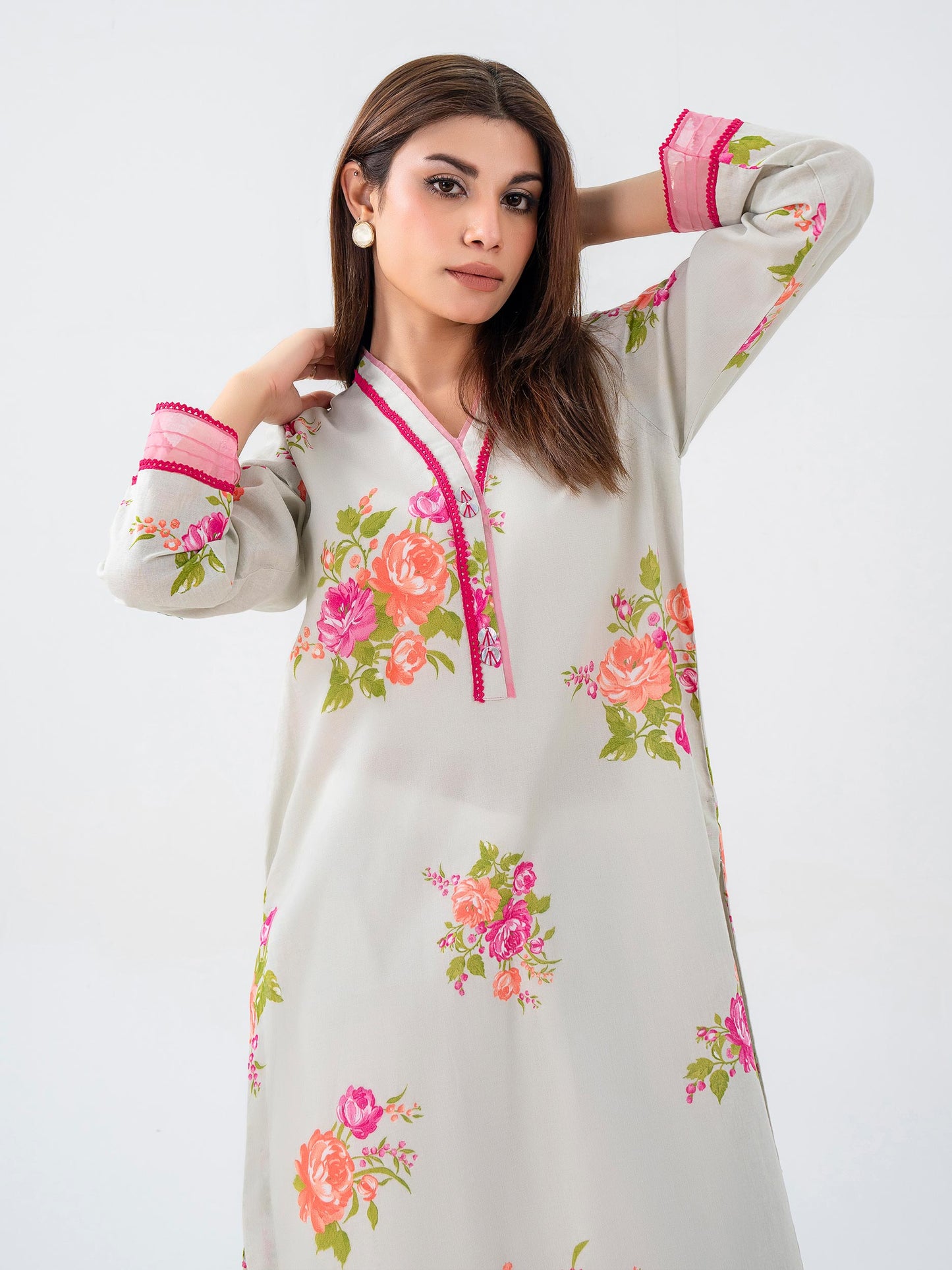 Khaddar Shirt-Printed (Pret)