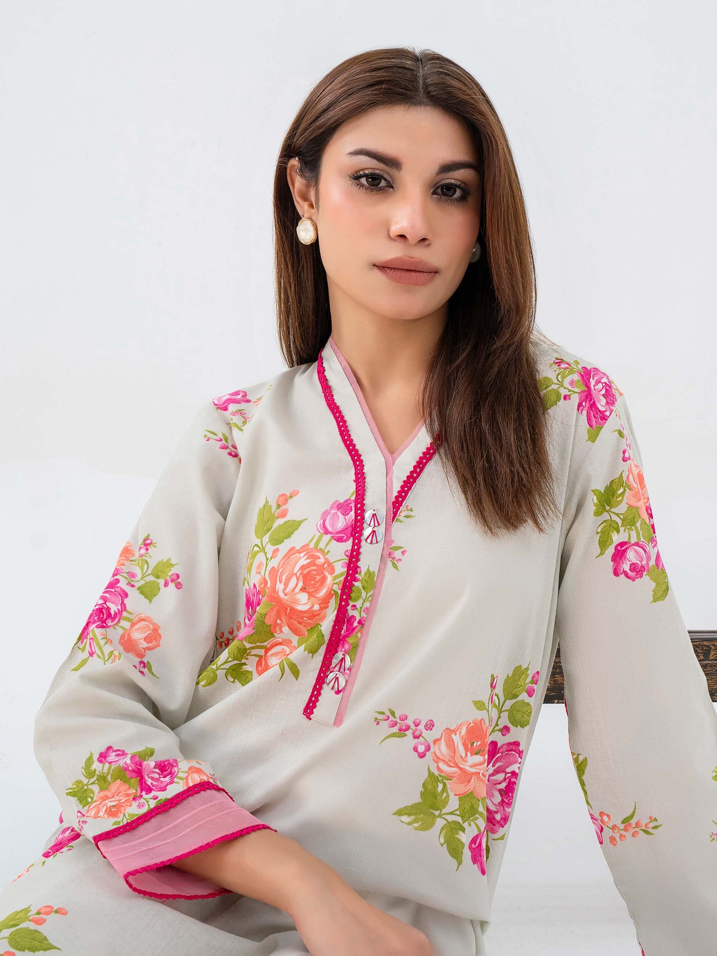 Khaddar Shirt-Printed (Pret)