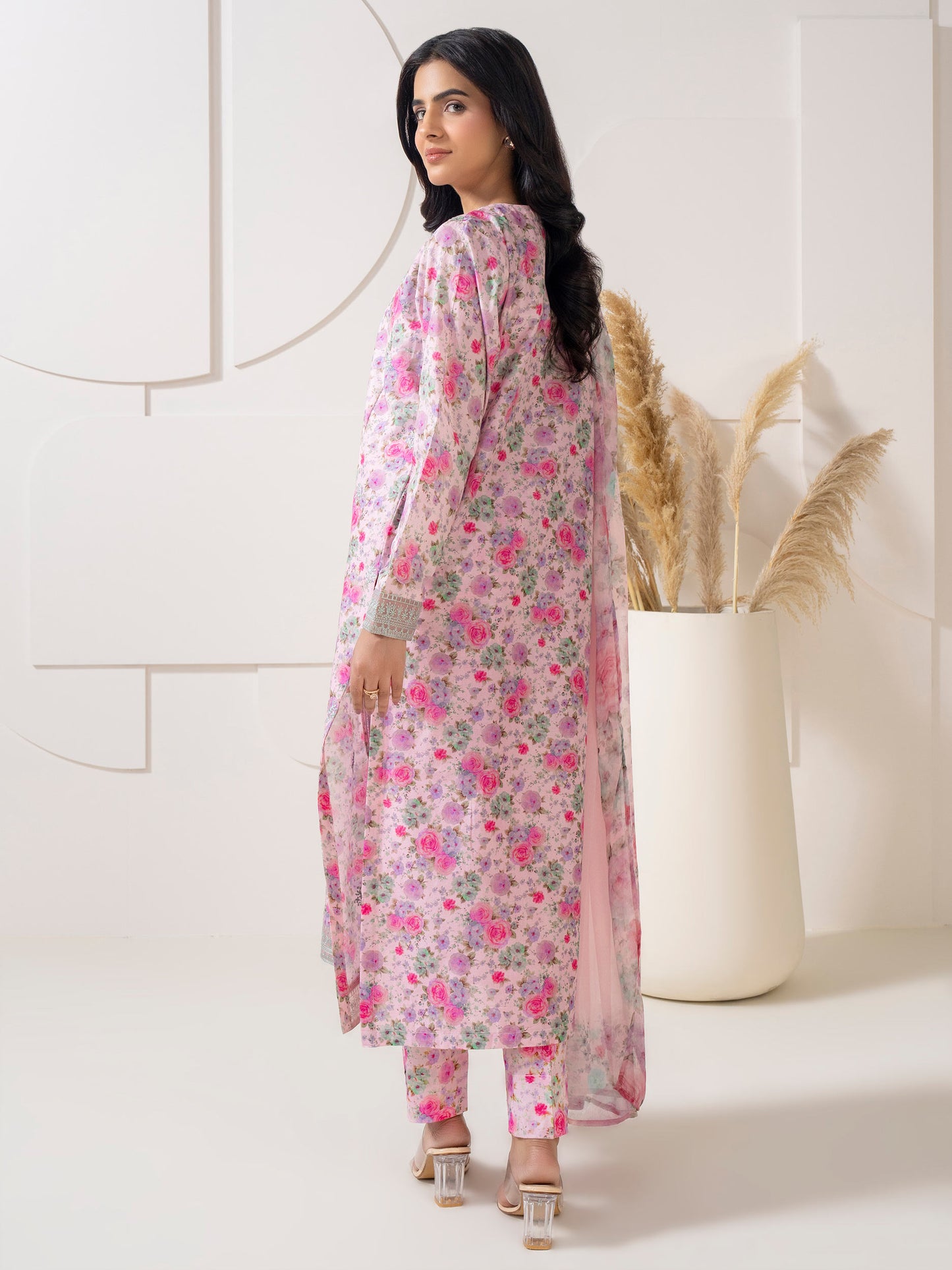 3 Piece Lawn Suit-Embroidered (Pret)