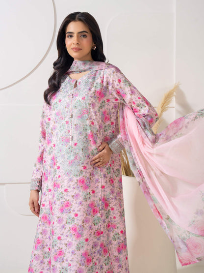 3 Piece Lawn Suit-Embroidered (Pret)