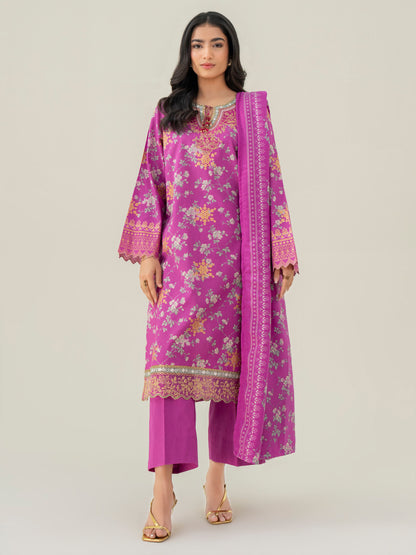 3 Piece Khaddar Suit-Embroidered (Pret)