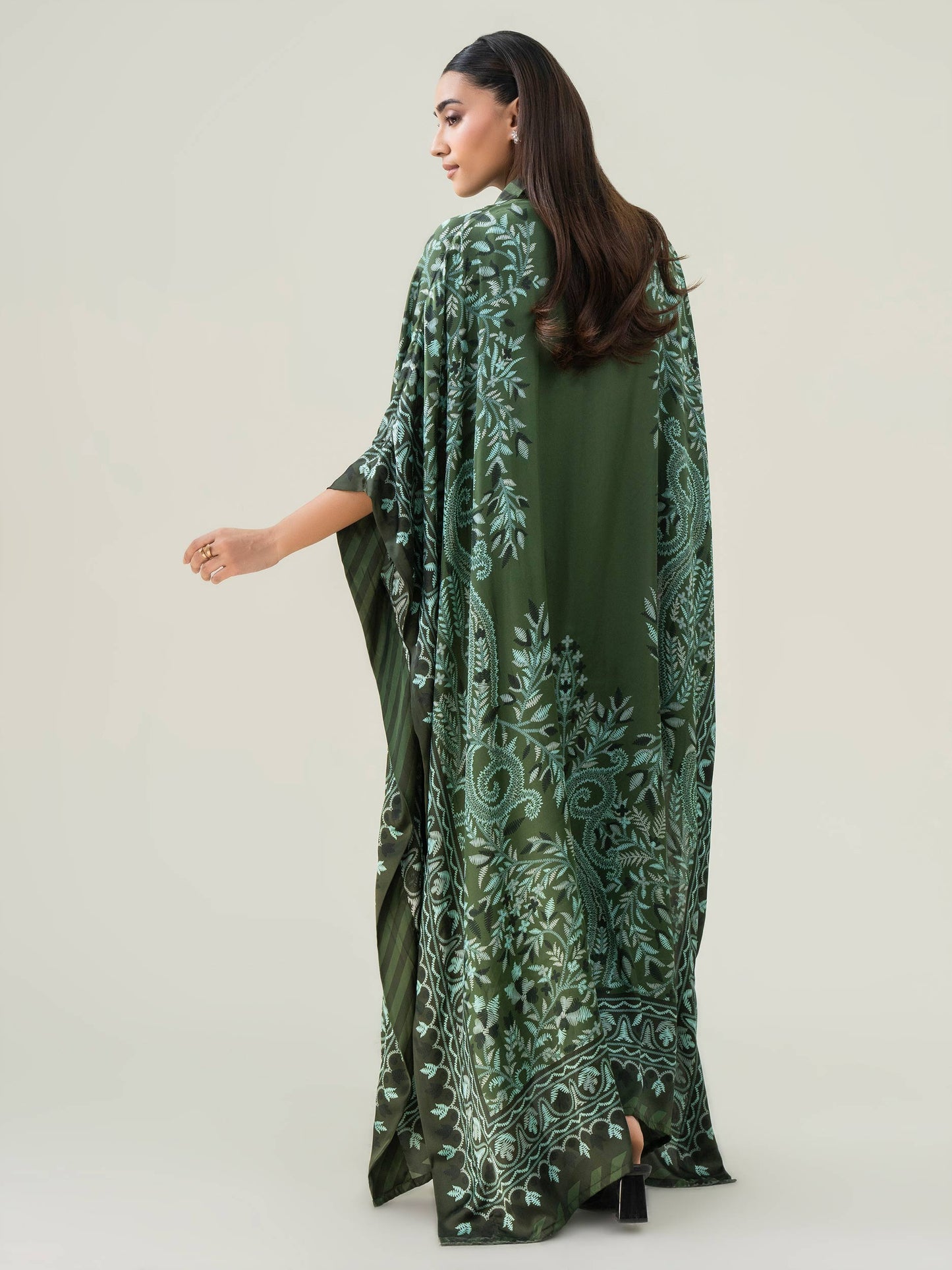 Silk Kaftan-Printed (Pret)