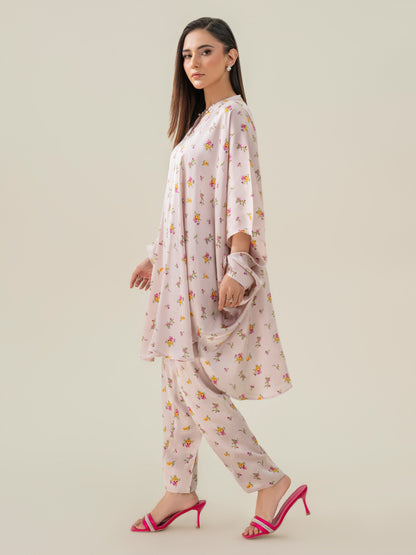 2 Piece Silk Suit-Printed (Pret)