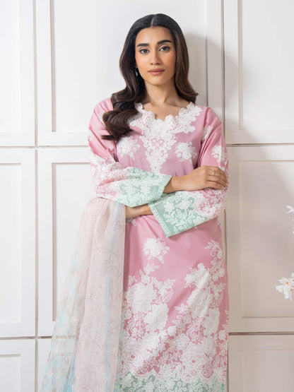 3 Piece Lawn Suit-Embroidered (Pret)