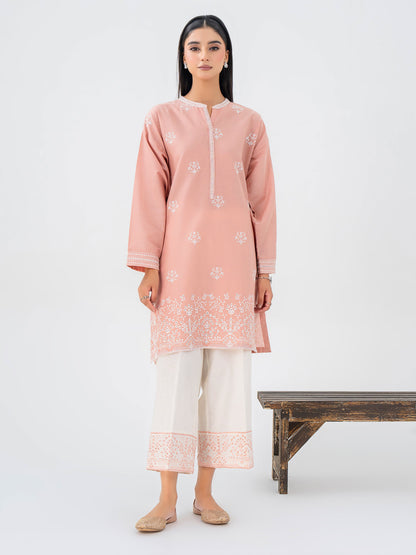 2 Piece Khaddar Suit-Embroidered (Pret)