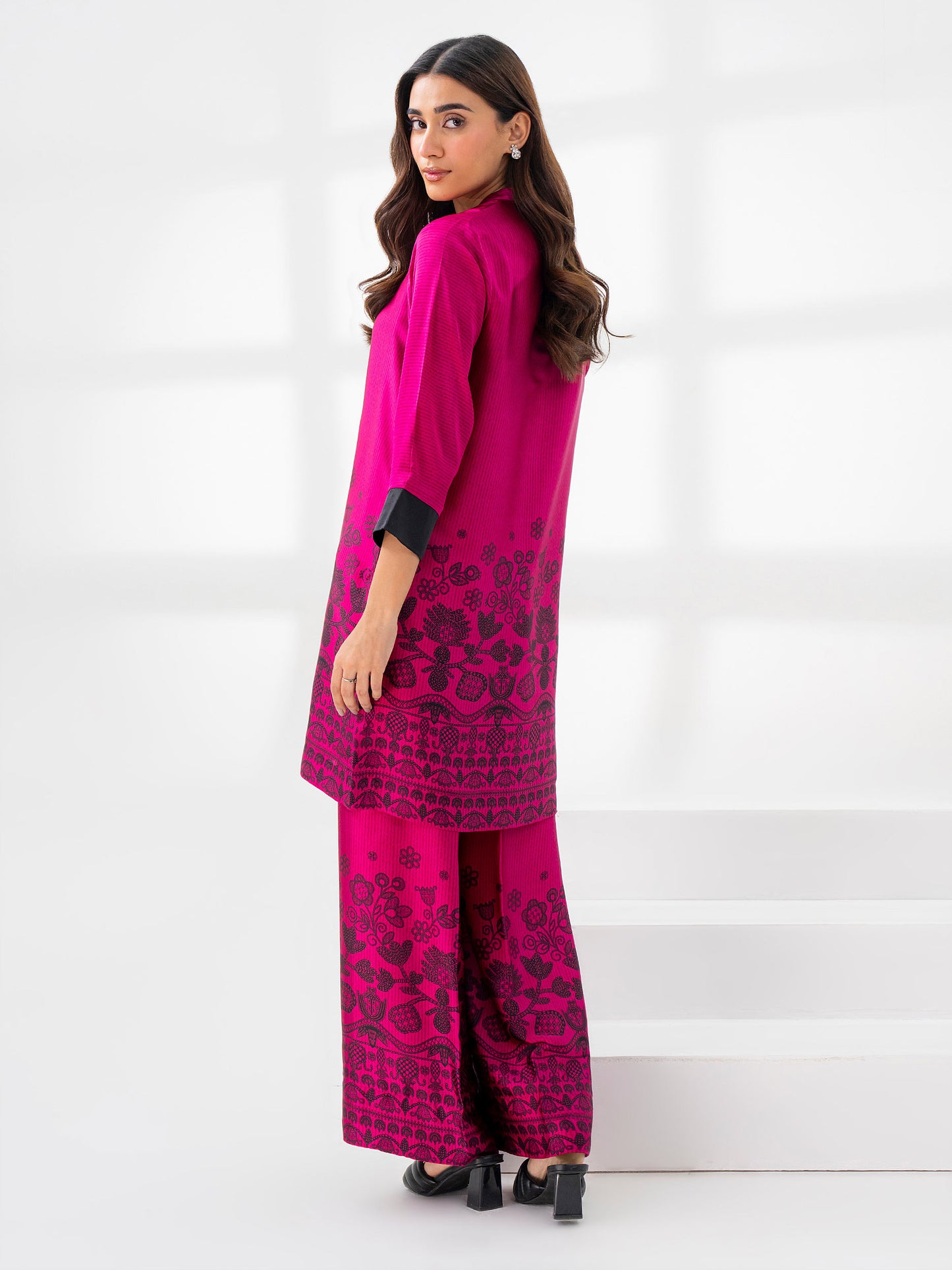 2 Piece Silk Suit-Printed (Pret)