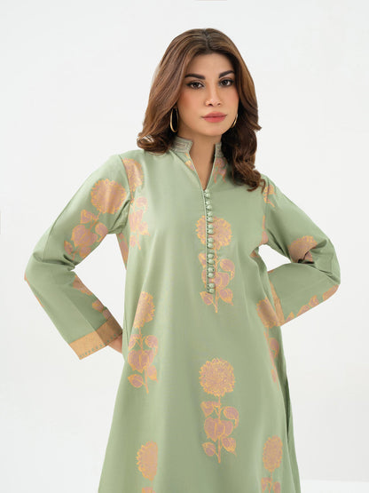 2 Piece Khaddar Suit-Embroidered (Pret)