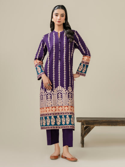 2 Piece Khaddar Suit-Paste Print (Pret)