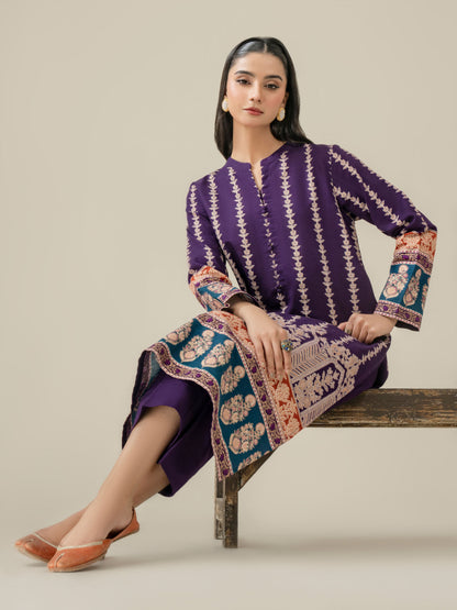 2 Piece Khaddar Suit-Paste Print (Pret)