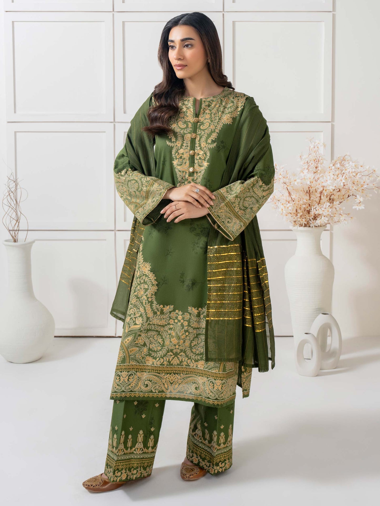 3 Piece Lawn Suit-Printed (Pret)