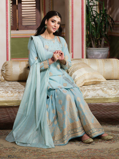 3 Piece Lawn Suit-Embroidered (Pret)