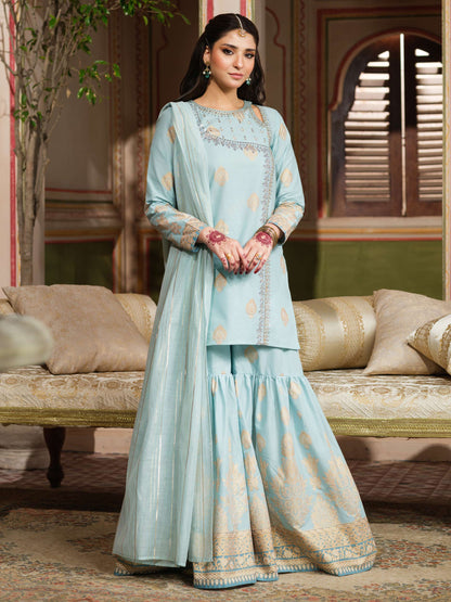 3 Piece Lawn Suit-Embroidered (Pret)