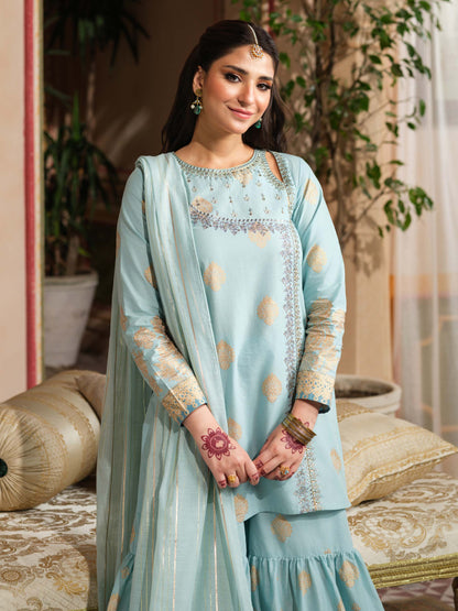 3 Piece Lawn Suit-Embroidered (Pret)