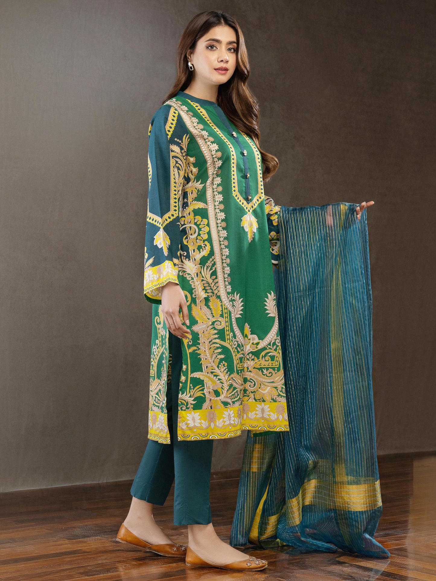 3 Piece Lawn Suit-Printed (Unstitched)