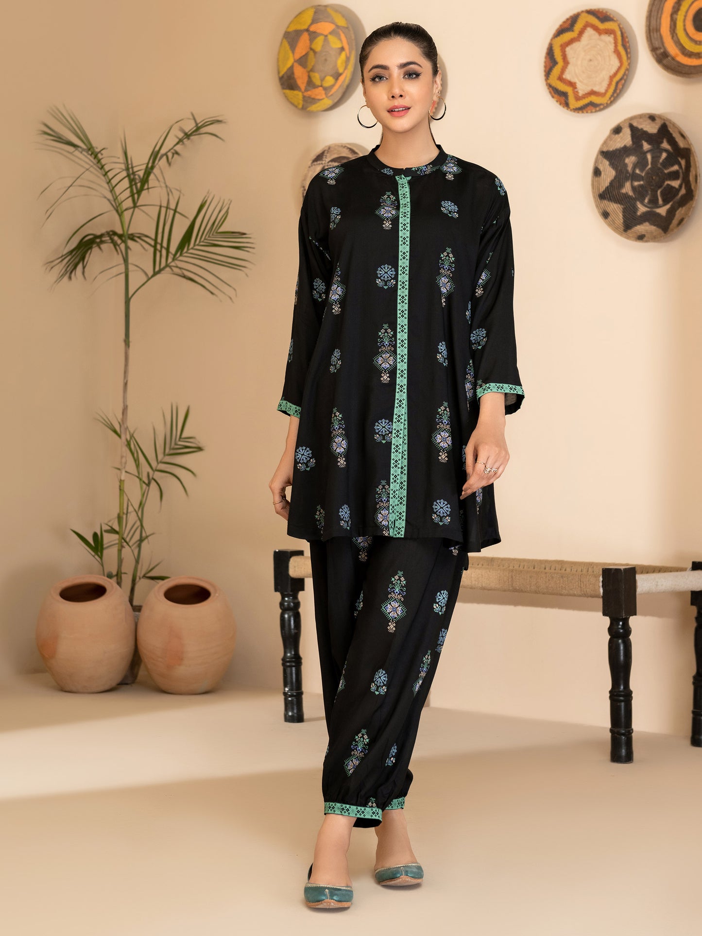 Viscose Lawn Shirt-Printed (Unstitched)