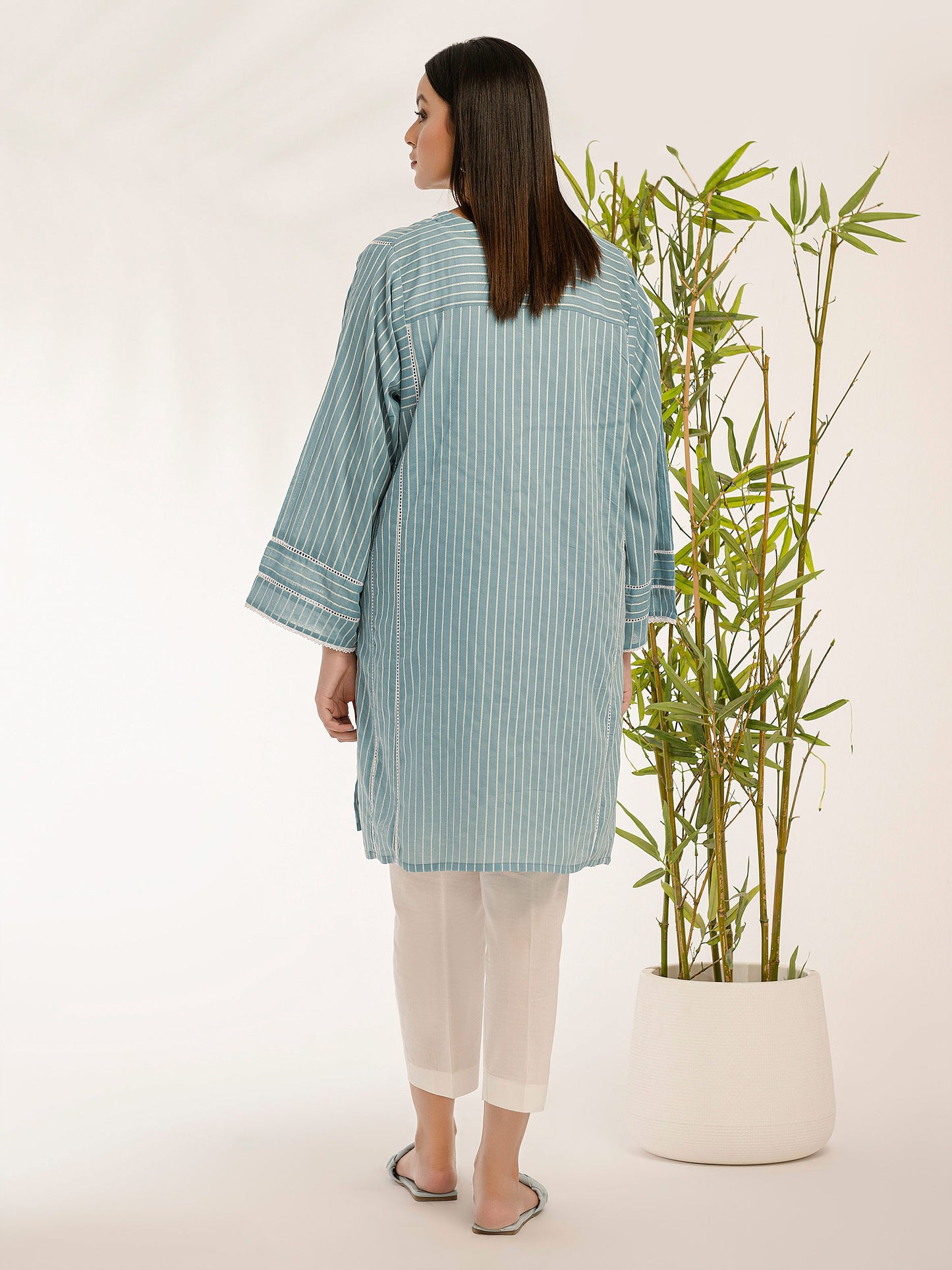 Texture Lawn Shirt-Dyed (Pret)