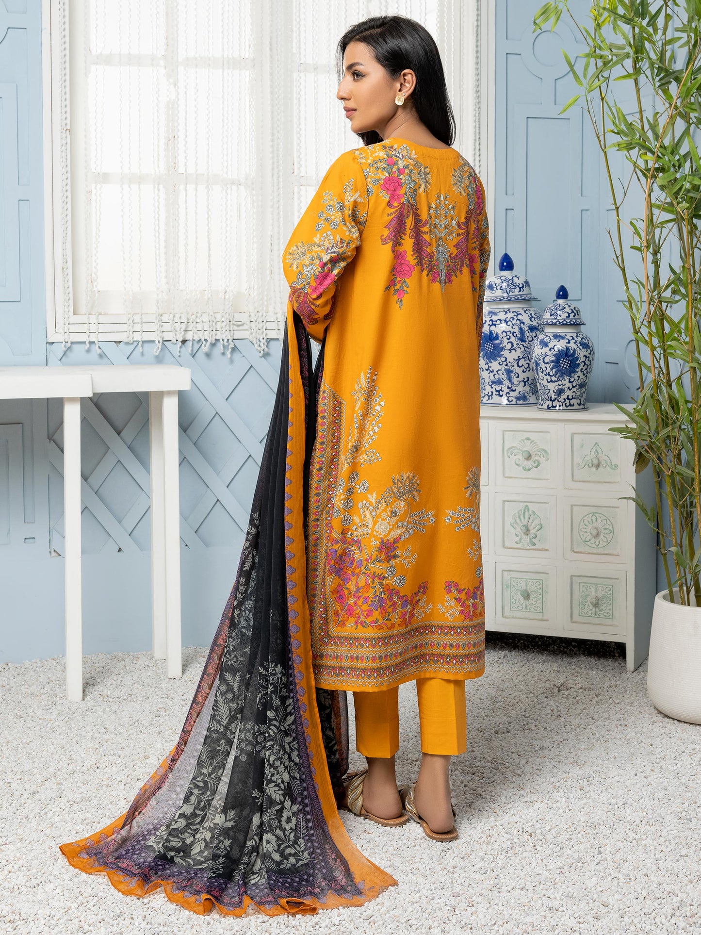 3 Piece Lawn Suit-Printed (Unstitched)