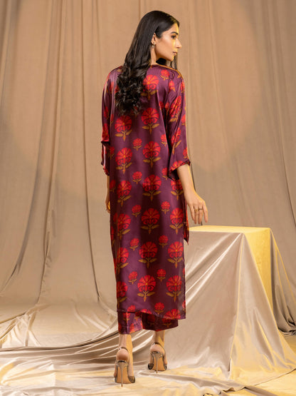 2 Piece Silk Suit-Printed (Unstitched)