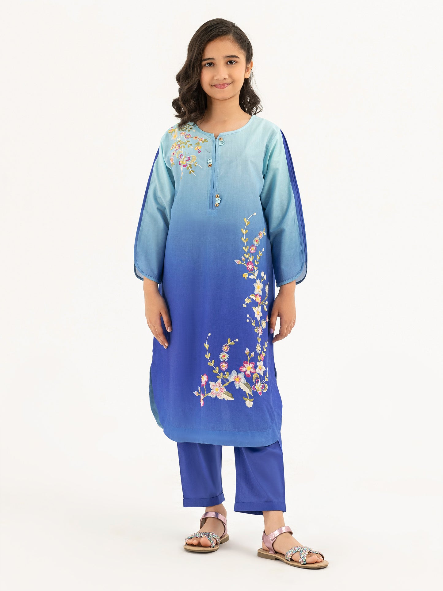 2 Piece Lawn Suit-Embroidered (Pret)