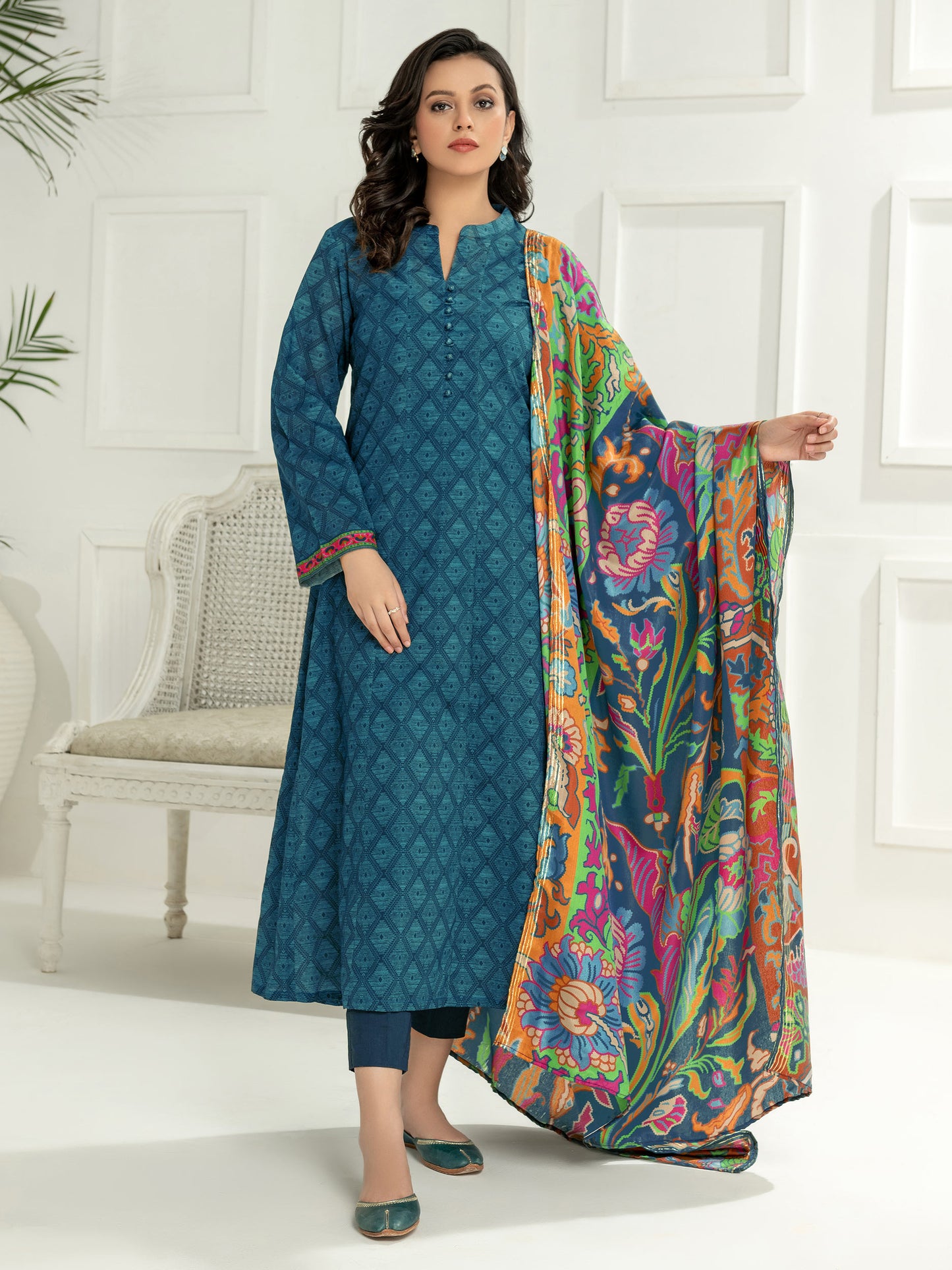 3 Piece Lawn Suit-Printed (Unstitched)