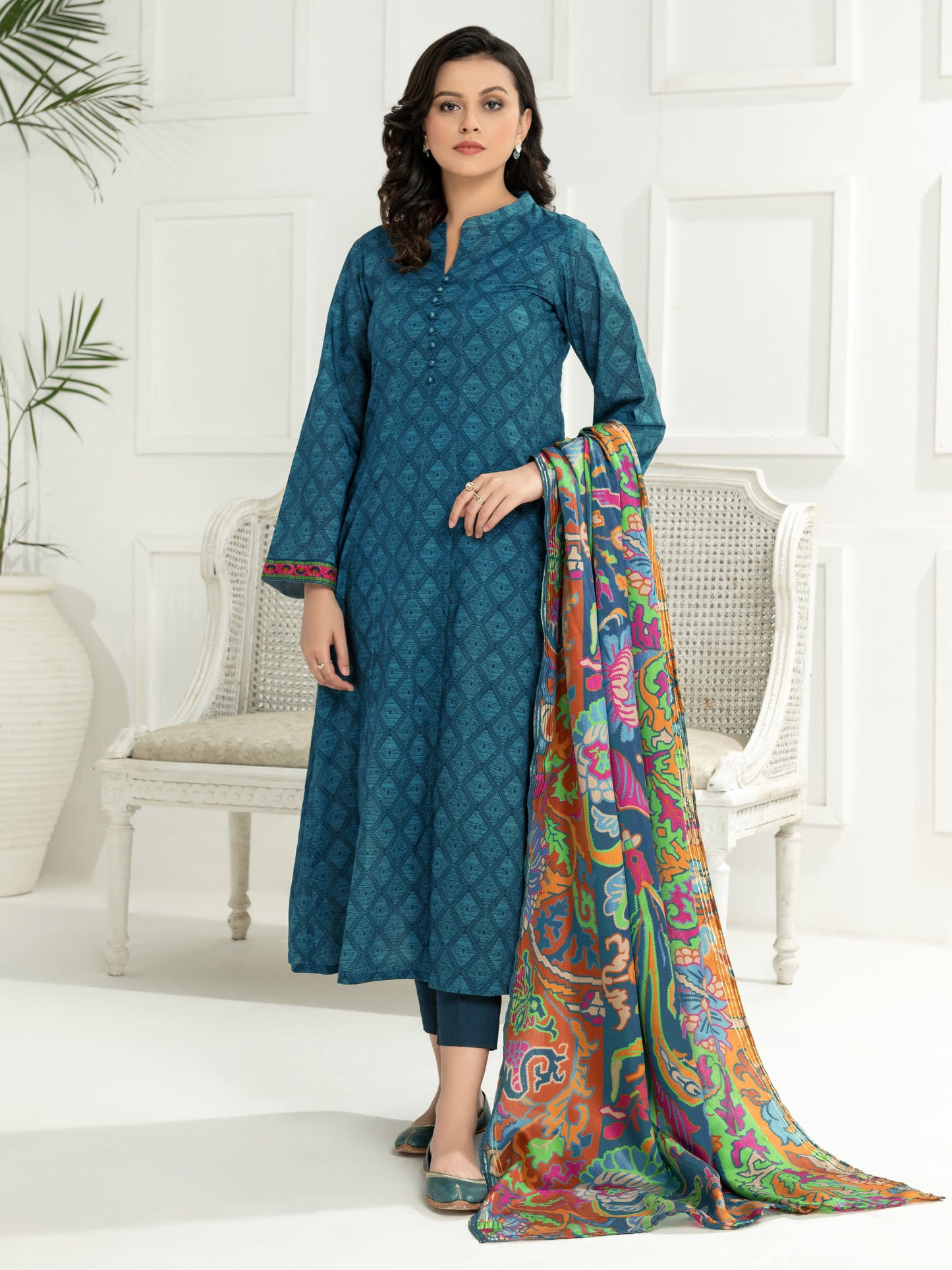 3 Piece Lawn Suit-Printed (Unstitched)