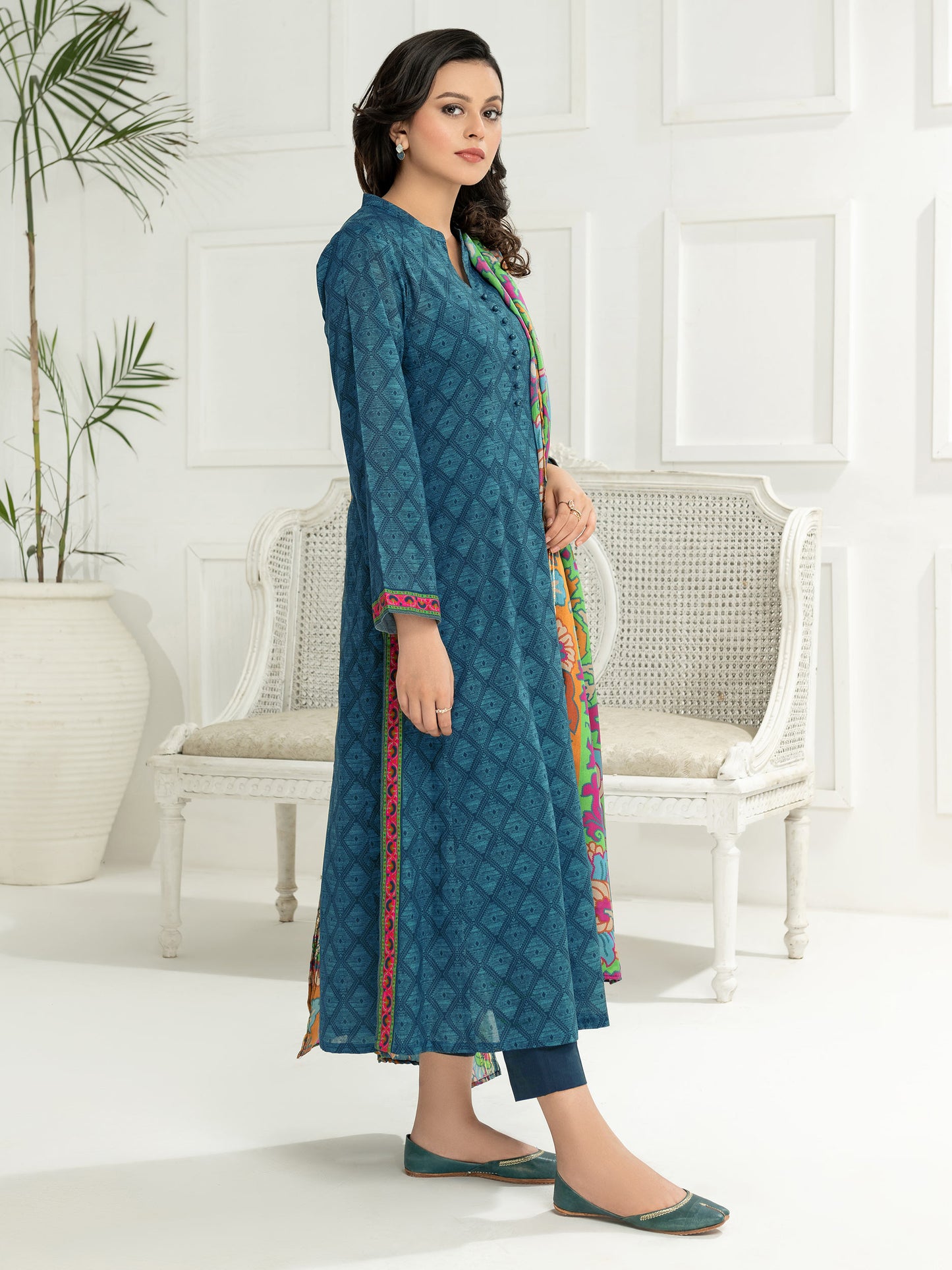 3 Piece Lawn Suit-Printed (Unstitched)