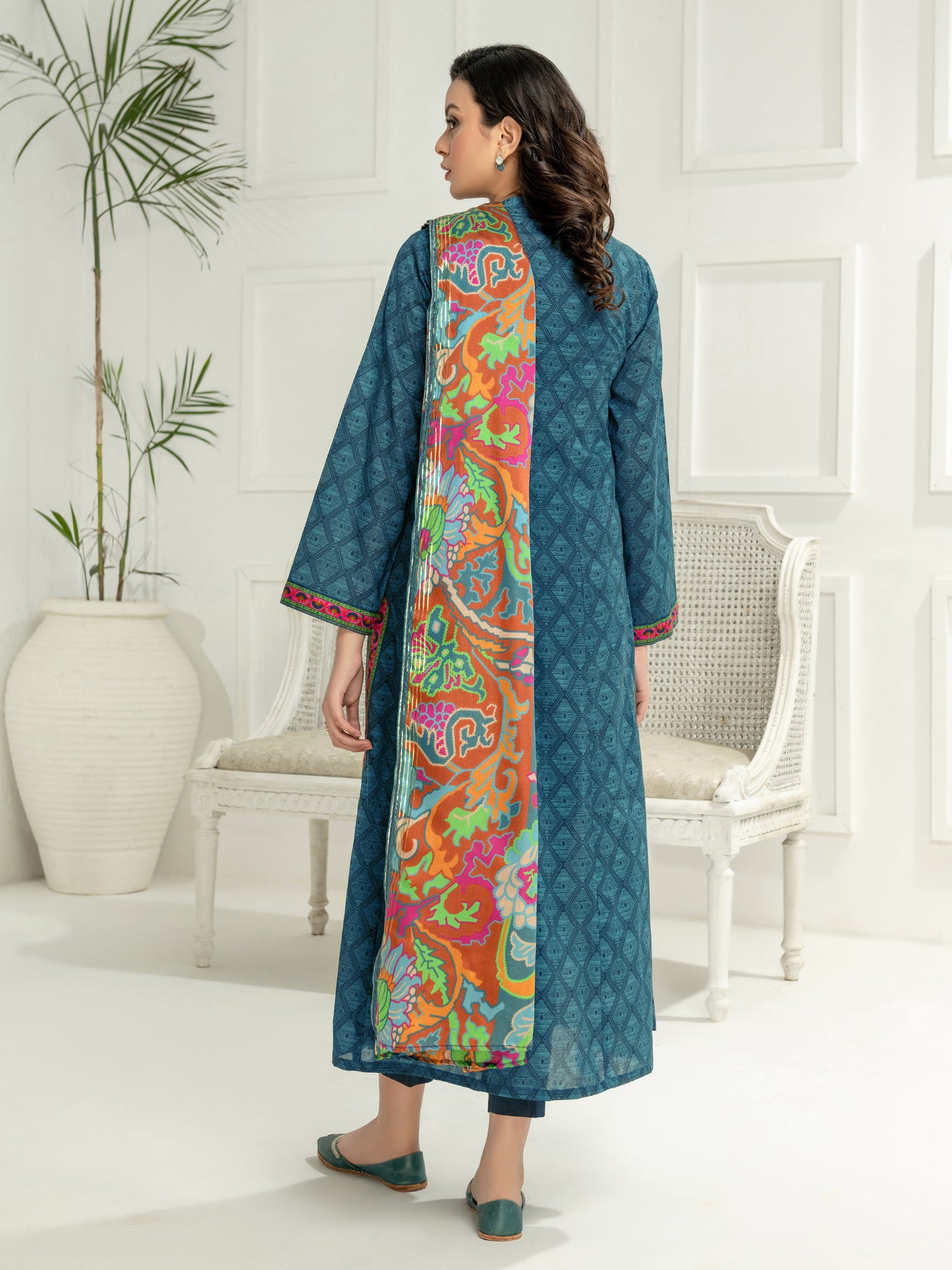 3 Piece Lawn Suit-Printed (Unstitched)