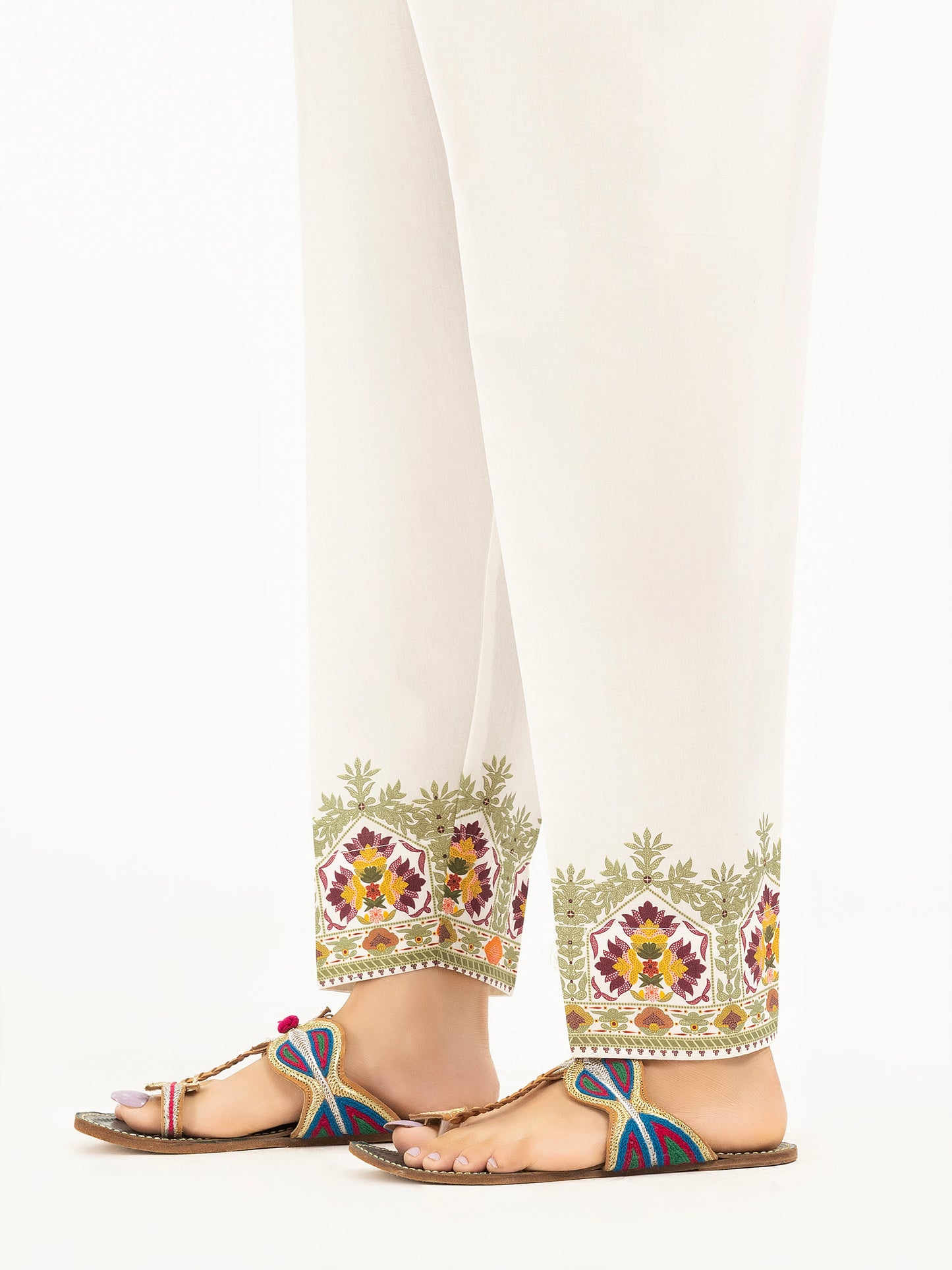 Printed Cambric Trousers(Pret)