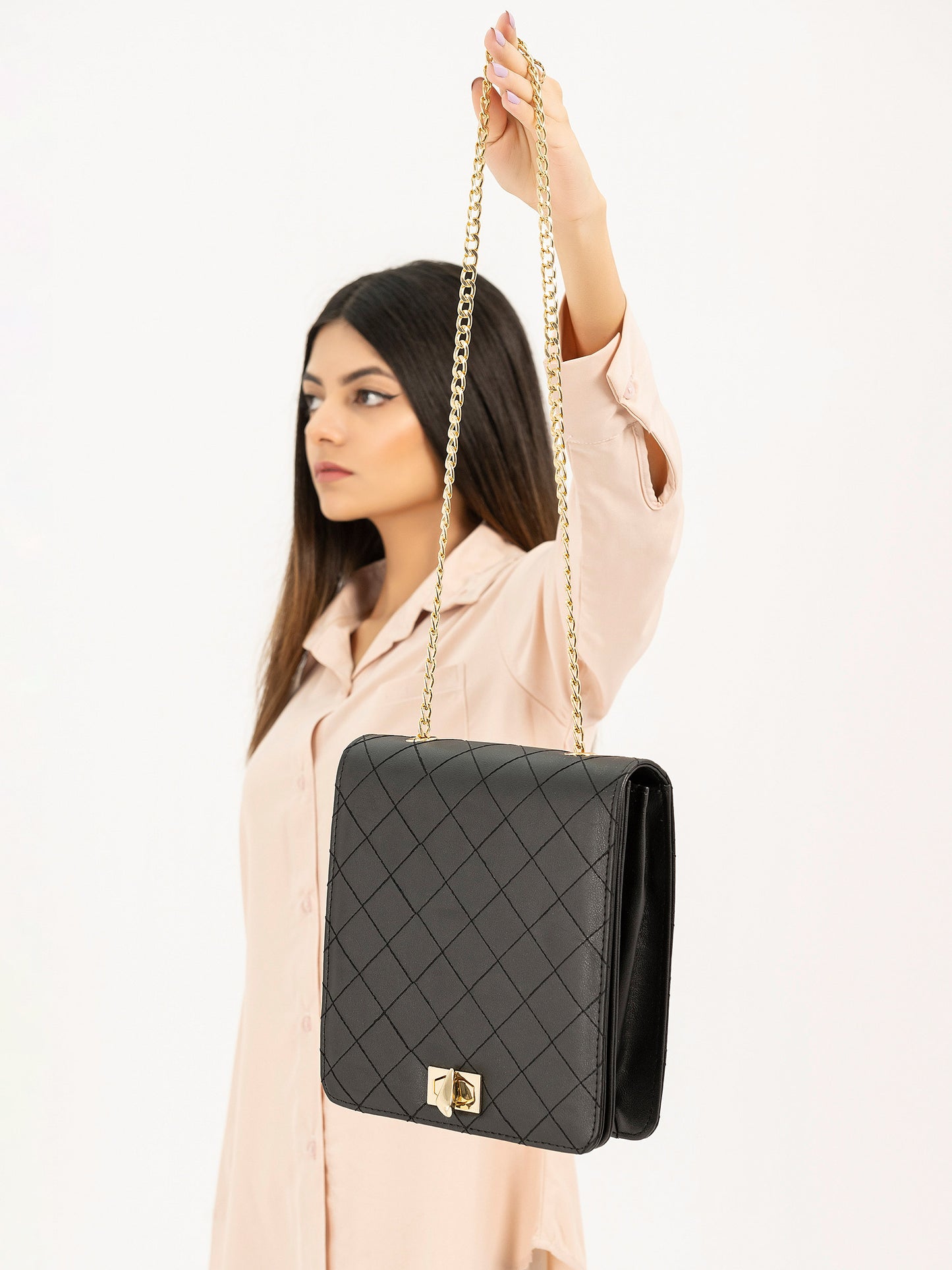 Criss-cross Handbag